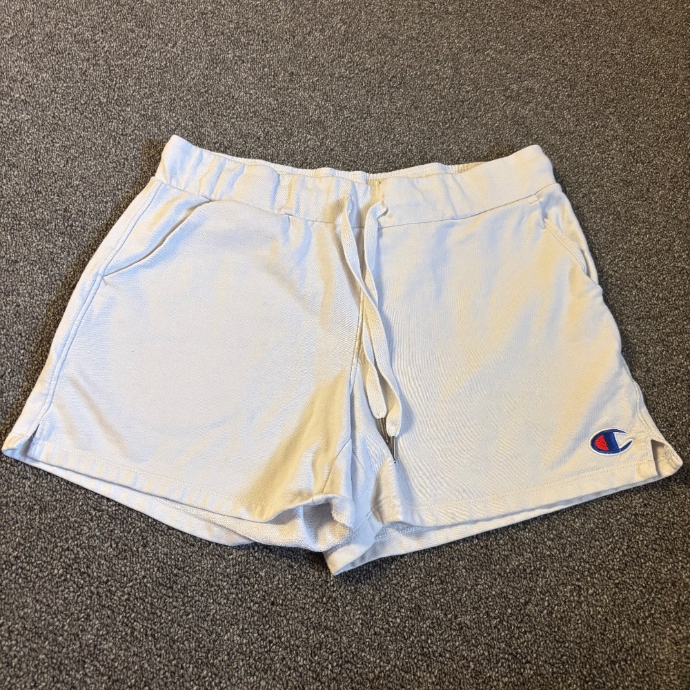 Women's White Champion Shorts